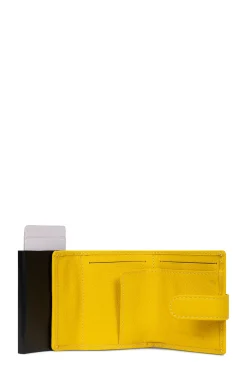 Boîtier porte-cartes - 2 volets - Stop RFID - Cuir
