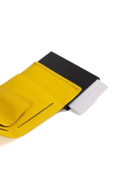 Boîtier porte-cartes - 2 volets - Stop RFID - Cuir
