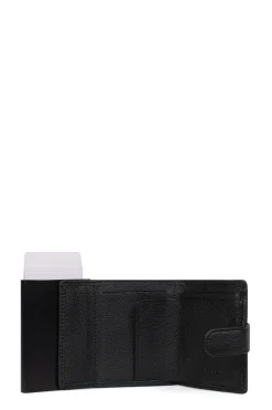 Boîtier porte-cartes - 2 volets - Stop RFID - Cuir
