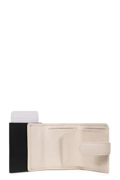 Boîtier porte-cartes - 2 volets - Stop RFID - Cuir