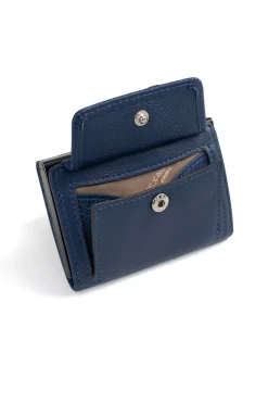 Boîtier porte-cartes - 2 volets - Stop RFID - Cuir