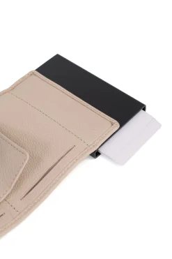 Boîtier porte-cartes - 2 volets - Stop RFID - Cuir