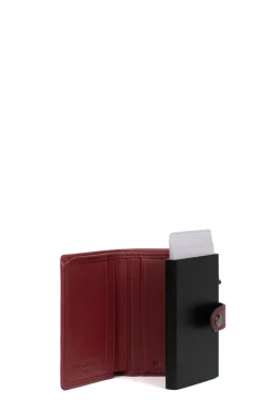 Boîtier porte-cartes - 2 volets - Stop RFID - Cuir