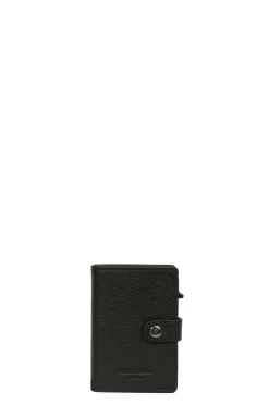 Boîtier porte-cartes - 2 volets - Stop RFID - Cuir