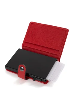 Boîtier porte-cartes - 2 volets - Stop RFID - Cuir