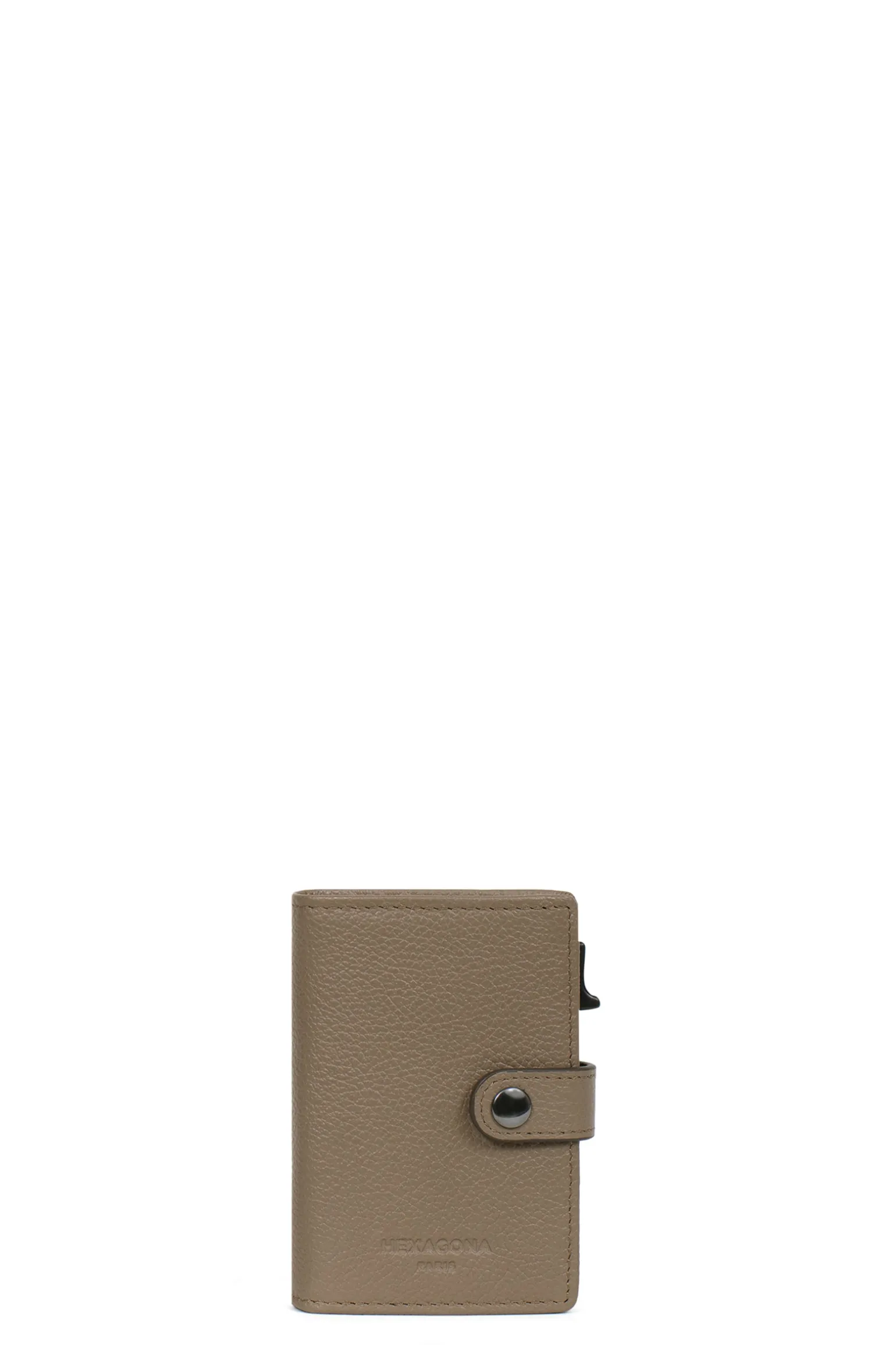Boîtier porte-cartes - 2 volets - Stop RFID - Cuir