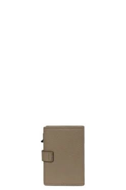 Boîtier porte-cartes - 2 volets - Stop RFID - Cuir