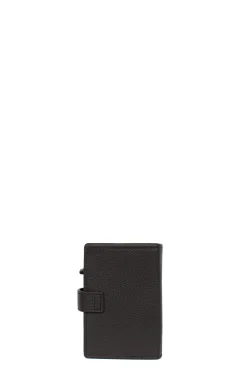 Boîtier porte-cartes - 1 volet - Stop RFID - Cuir