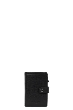 Boîtier porte-cartes - 1 volet - Stop RFID - Cuir