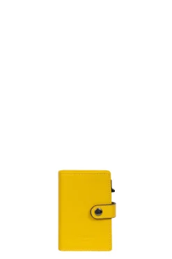 Boîtier porte-cartes - 1 volet - Stop RFID - Cuir