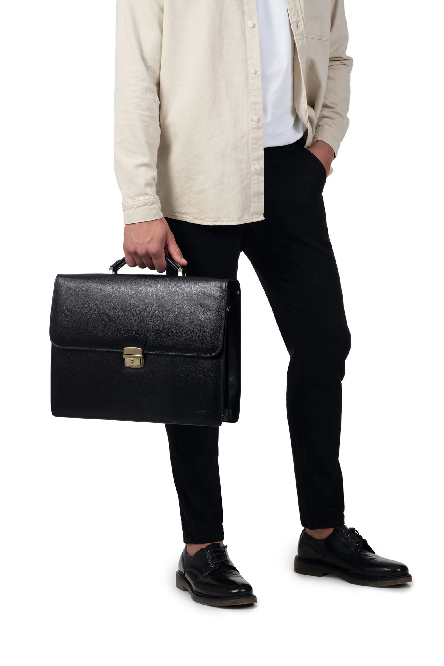 Cartable - A4 - Cuir