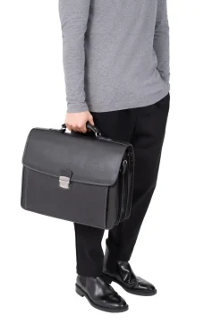 Cartable - A4 - Cuir