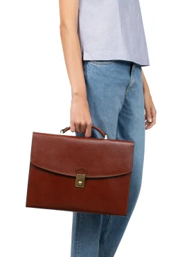 Cartable - A4 - Cuir