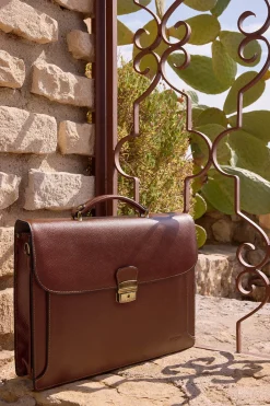 Cartable - A4 - Cuir