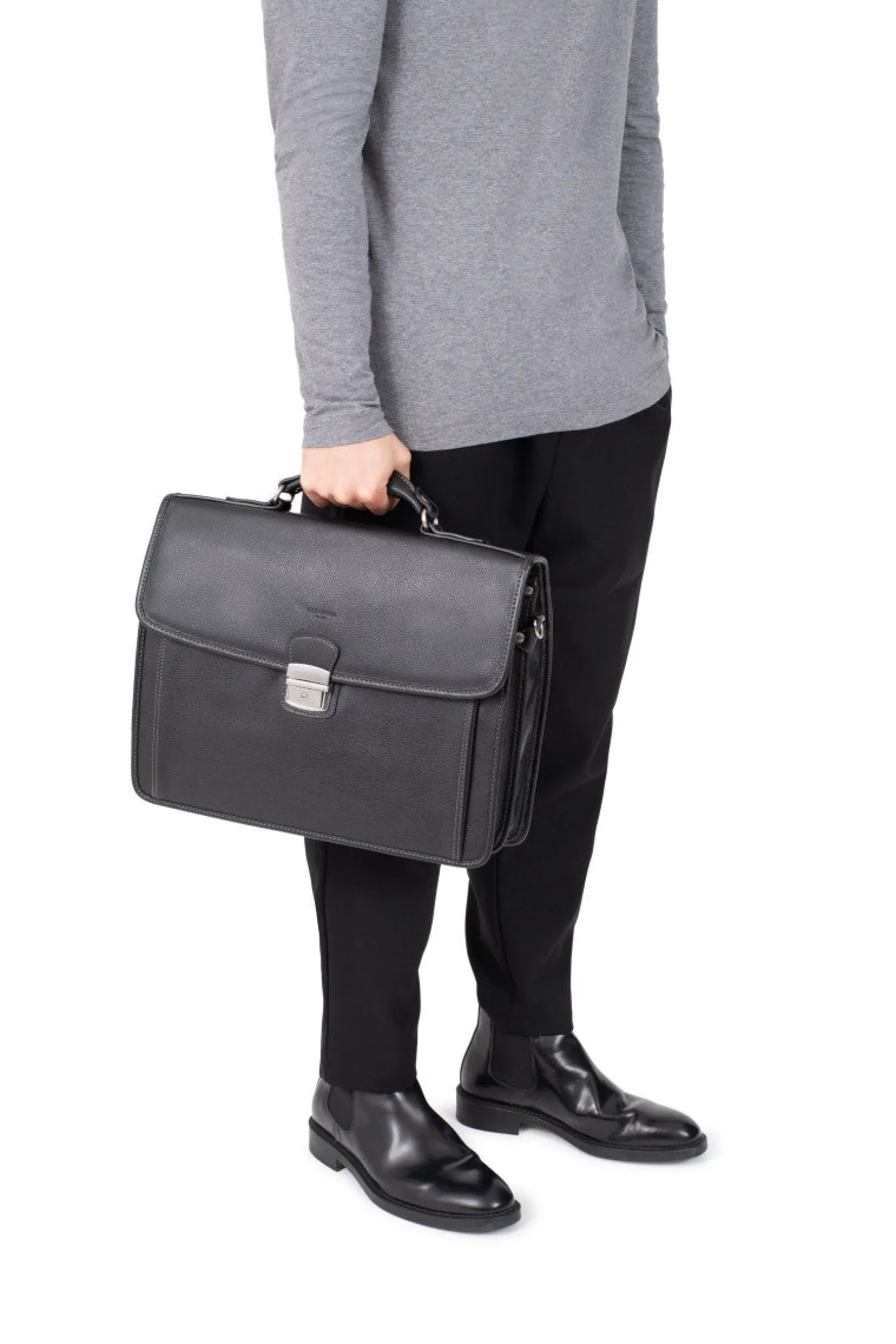 Cartable - A4 - Cuir
