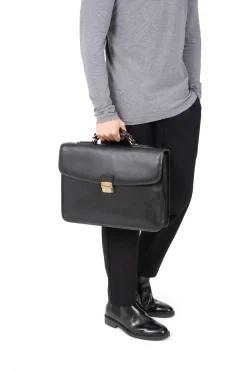 Cartable - A4 - Cuir