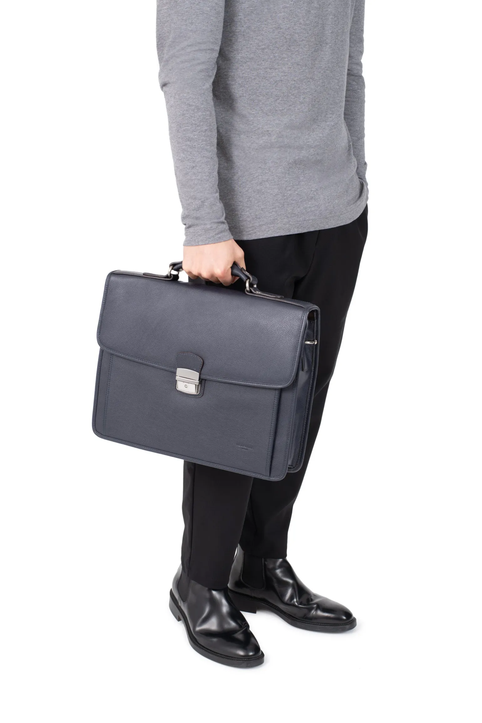 Cartable - A4 - Cuir