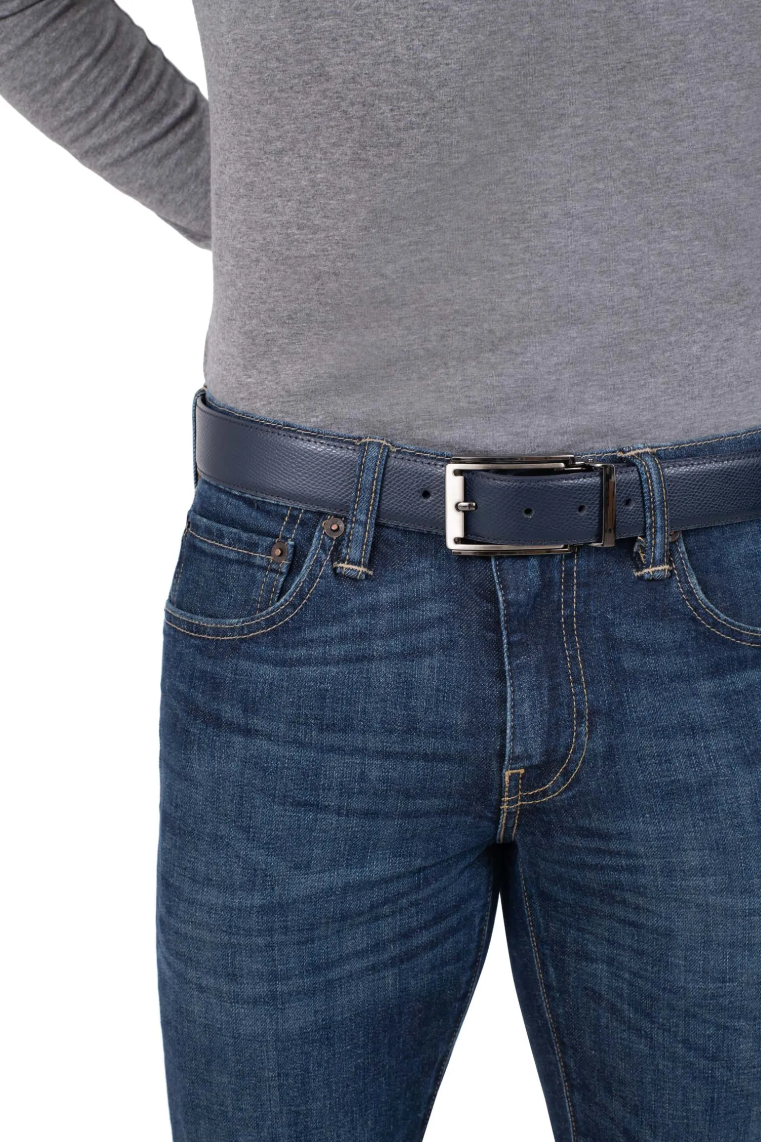 Ceinture ajustable - Croûte de cuir