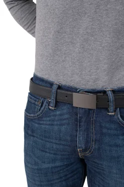 Coffret ceinture deux boucles en cuir