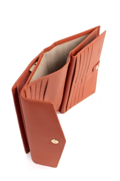Compagnon de voyage - 2 volets - Stop RFID - Cuir de vachette