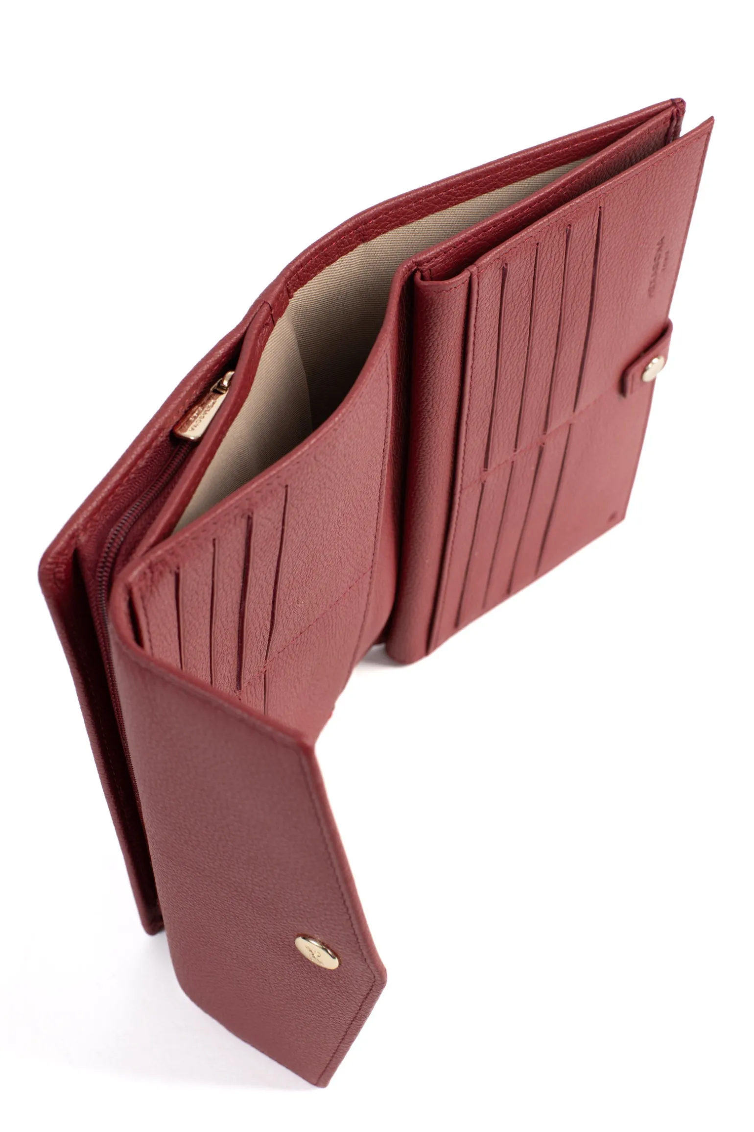 Compagnon de voyage - 2 volets - Stop RFID - Cuir de vachette