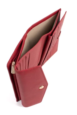 Compagnon de voyage - 2 volets - Stop RFID - Cuir de vachette
