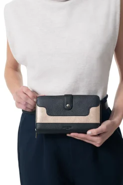 Compagnon de voyage - 1 volet - Stop RFID - Cuir