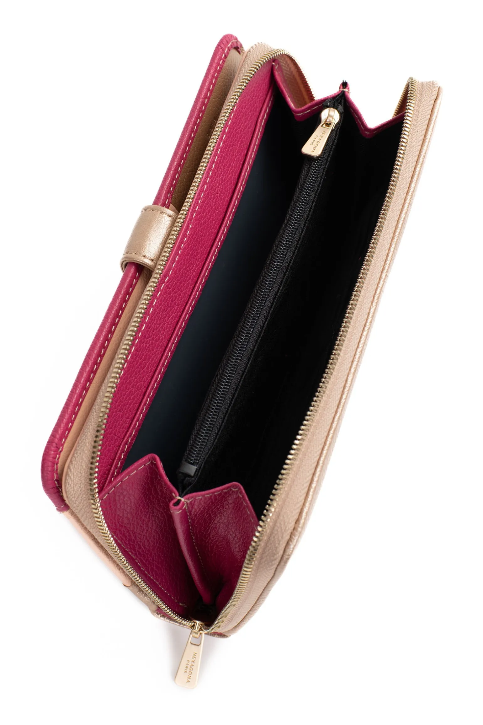 Compagnon de voyage - 1 volet - Stop RFID - Cuir