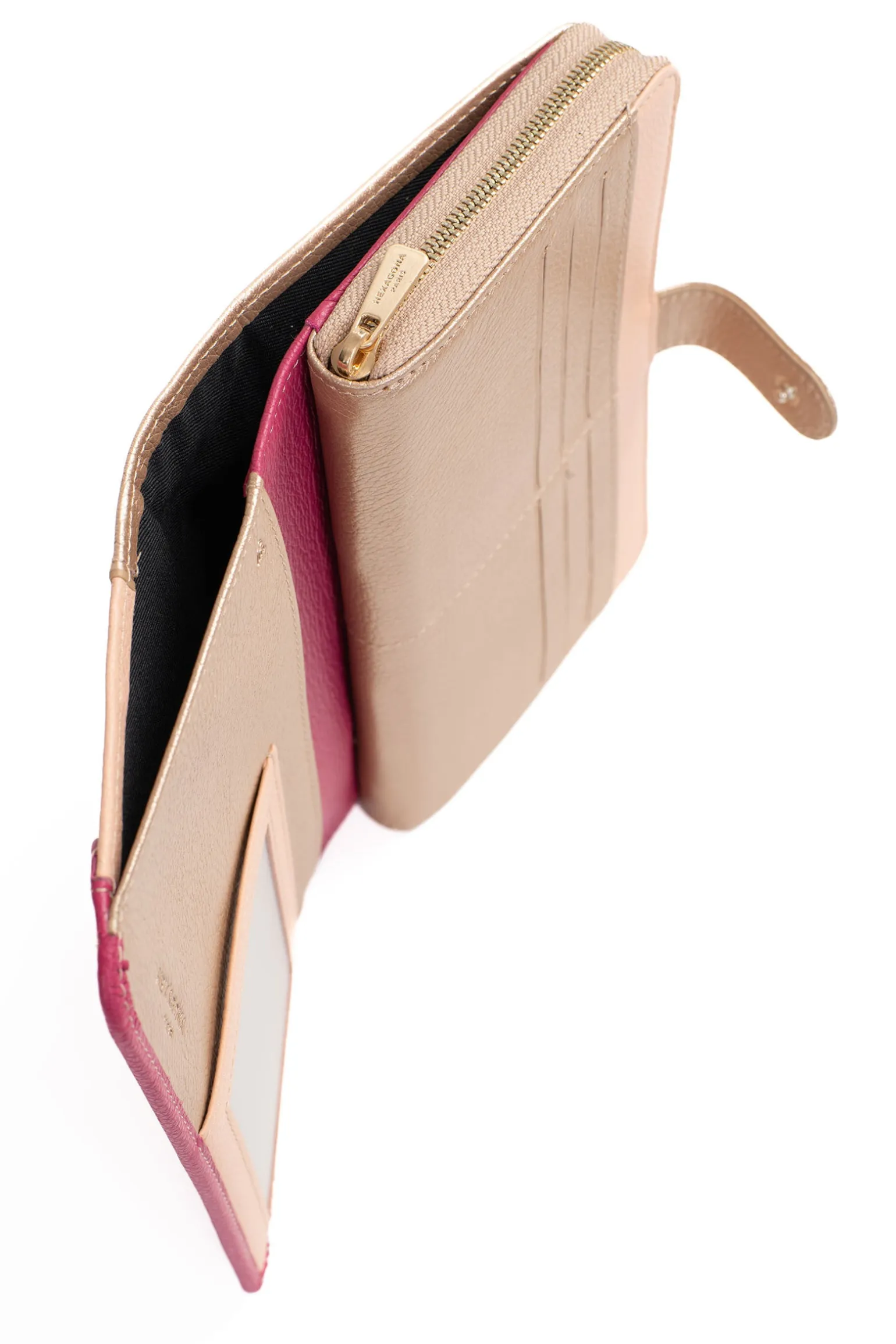 Compagnon de voyage - 1 volet - Stop RFID - Cuir