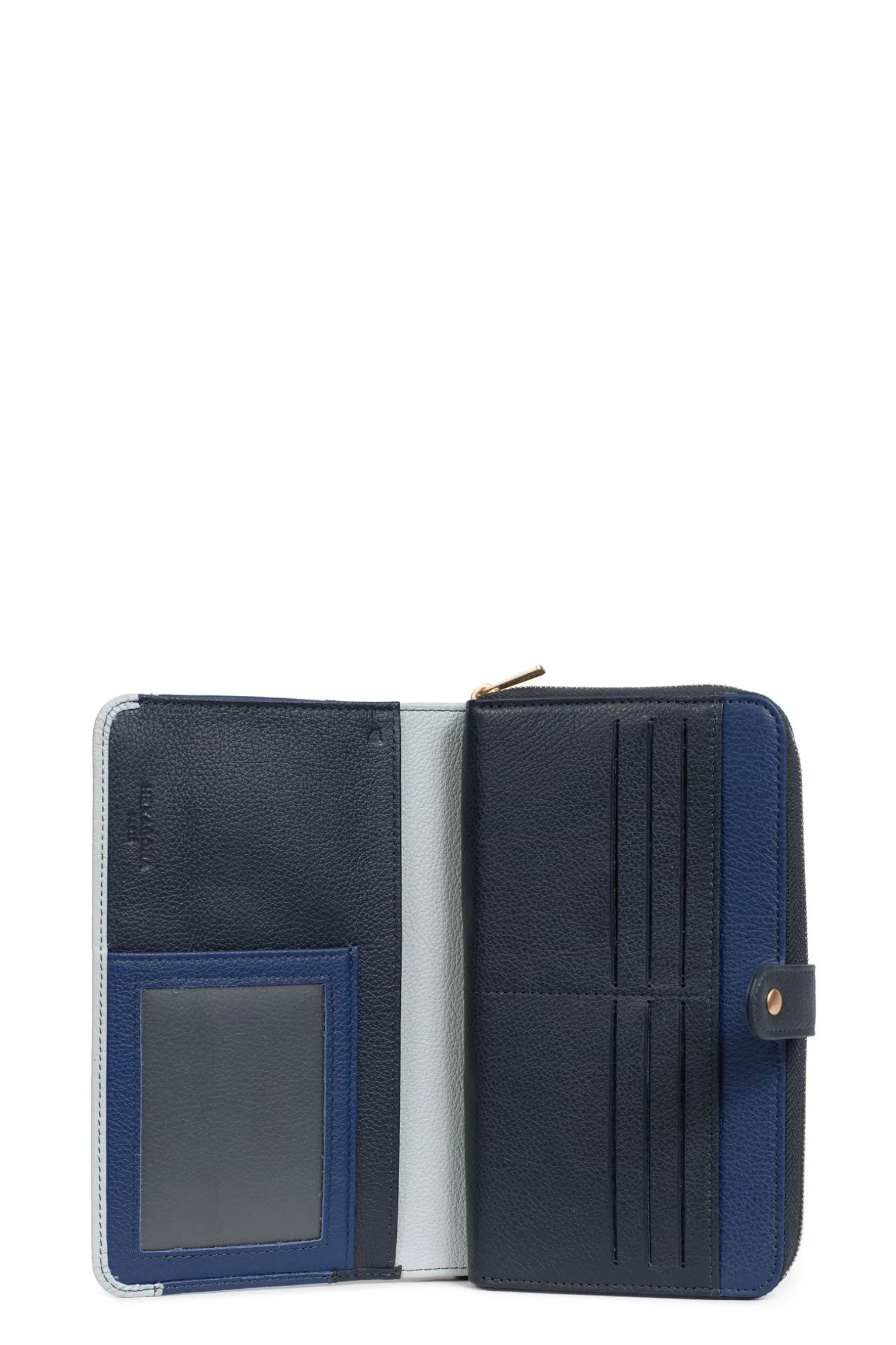 Compagnon de voyage - 1 volet - Stop RFID - Cuir