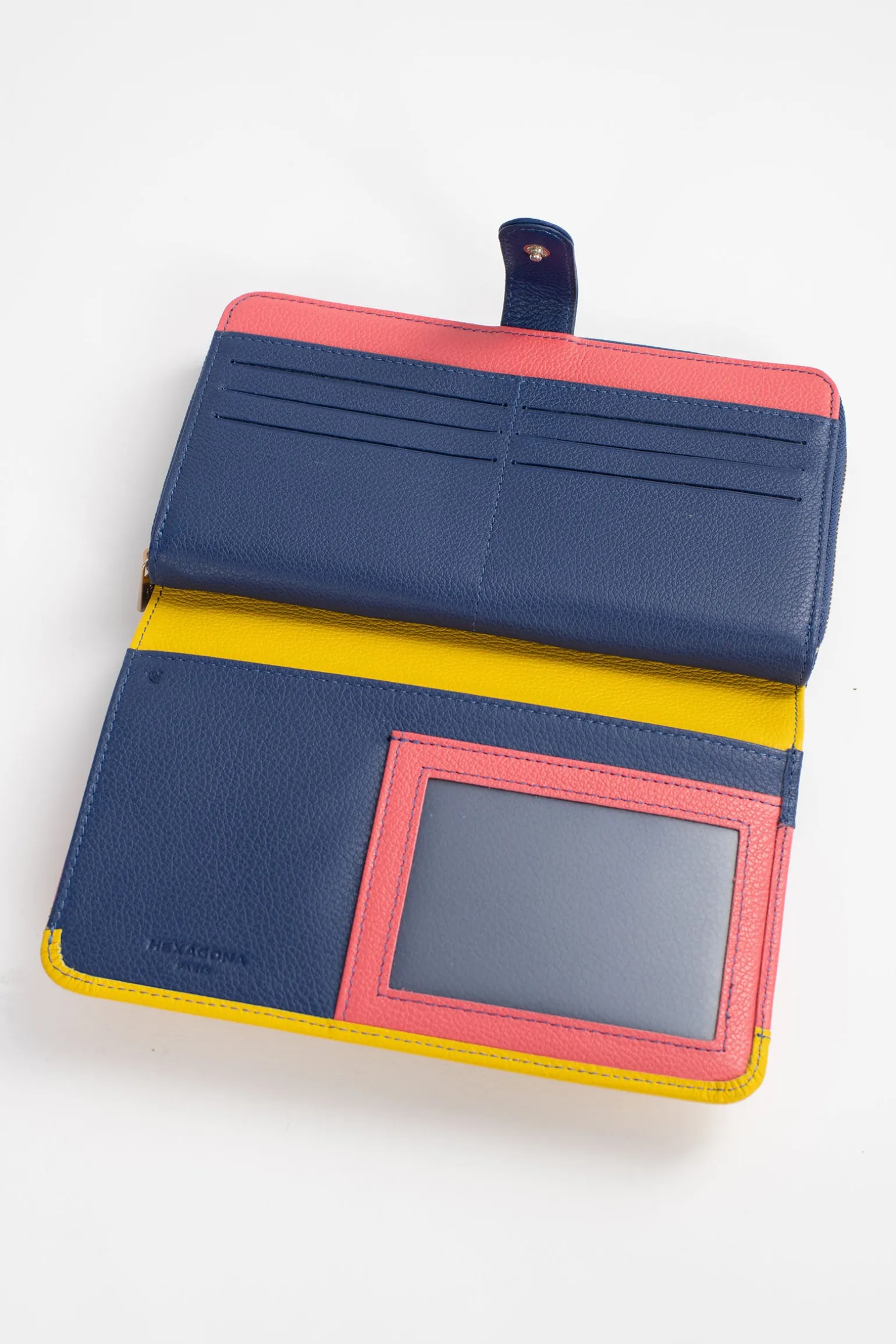 Compagnon de voyage - 1 volet - Stop RFID - Cuir
