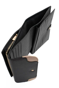 Compagnon de voyage - 2 volets - Stop RFID - Cuir