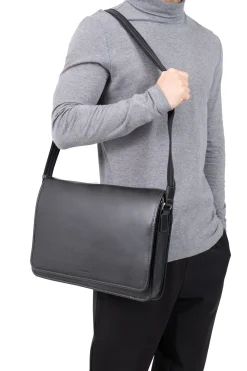 Gibecière - 13" & A4 - Cuir