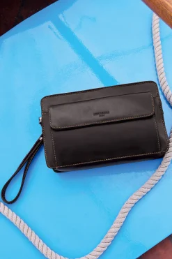 Pochette dragonne - Cuir
