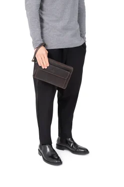 Pochette dragonne - Cuir