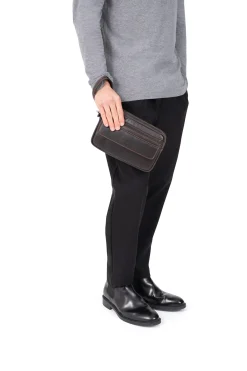 Pochette dragonne - Cuir