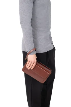 Pochette dragonne - Cuir