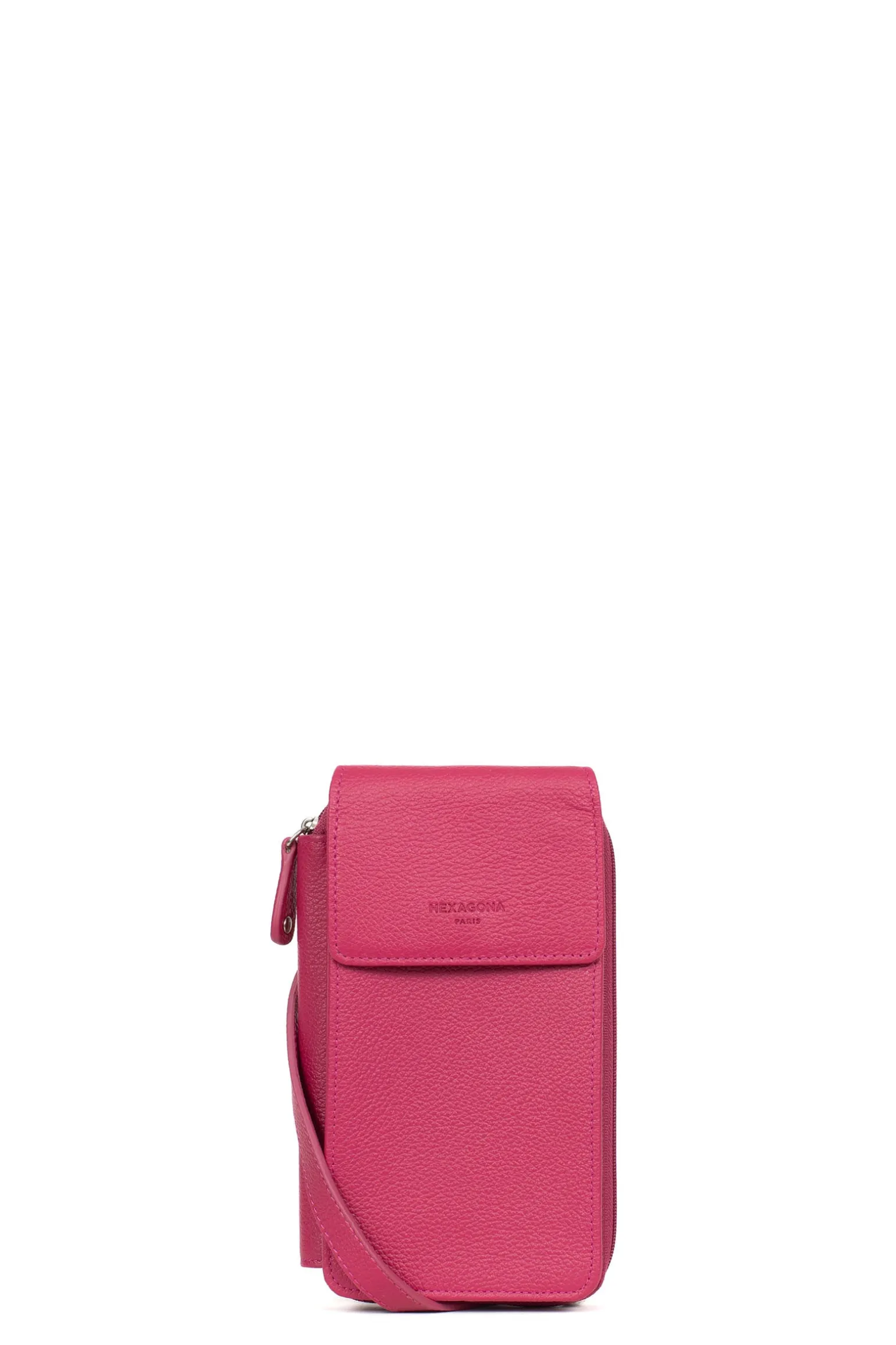 Pochette téléphone avec portefeuille - Cuir