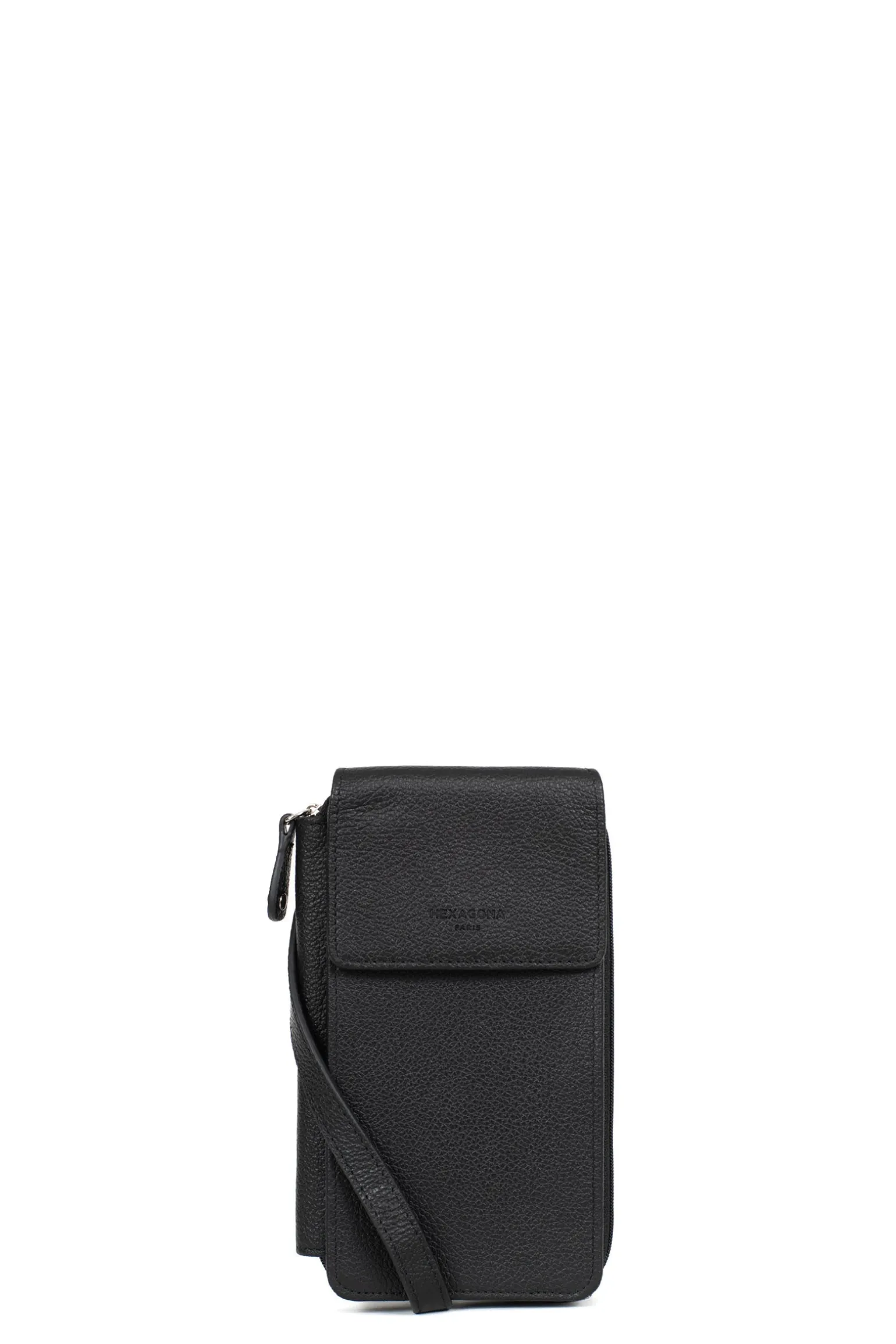 Pochette téléphone avec portefeuille - Cuir
