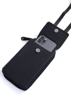 Pochette téléphone avec portefeuille - Cuir