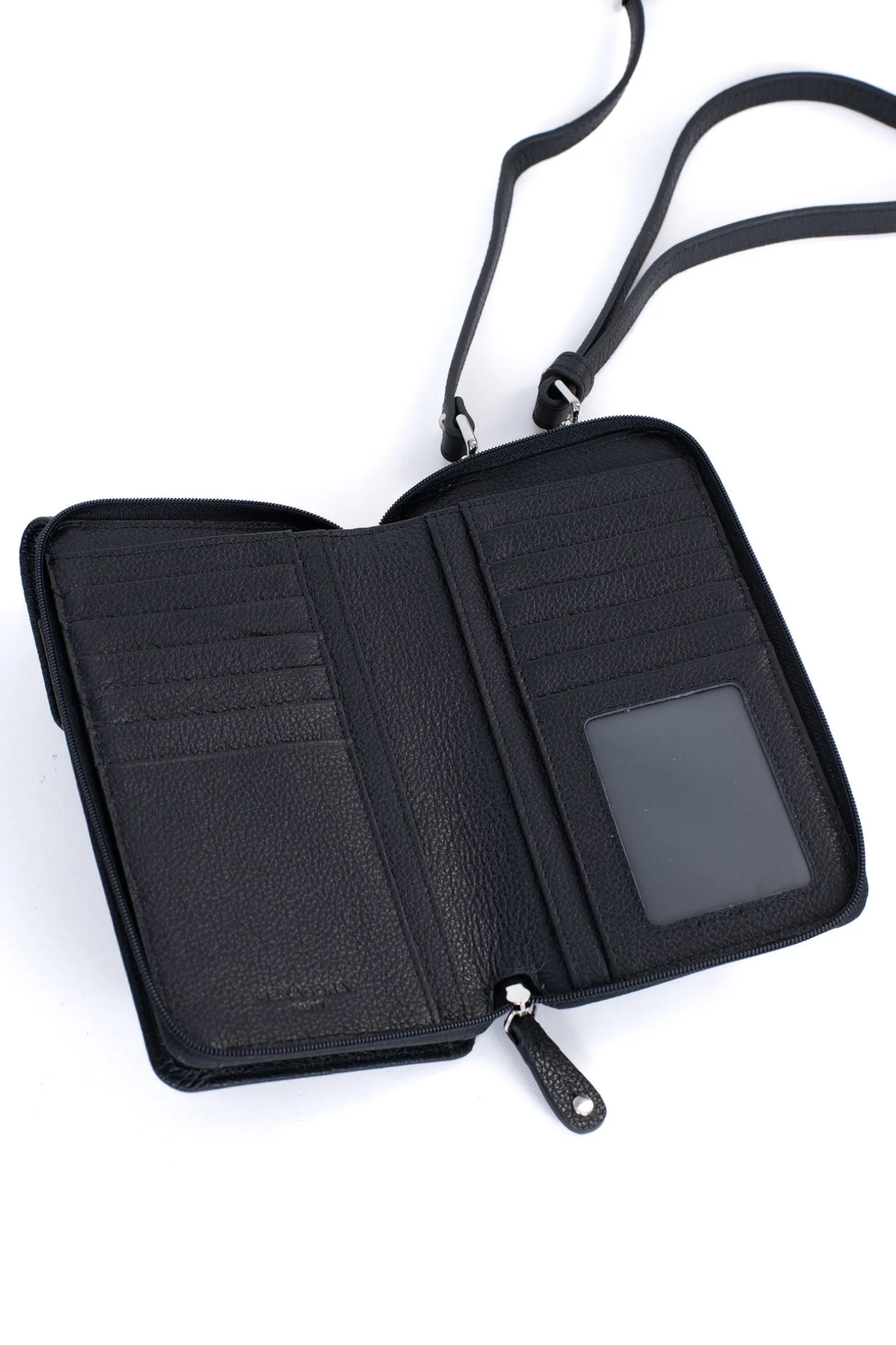 Pochette téléphone avec portefeuille - Cuir
