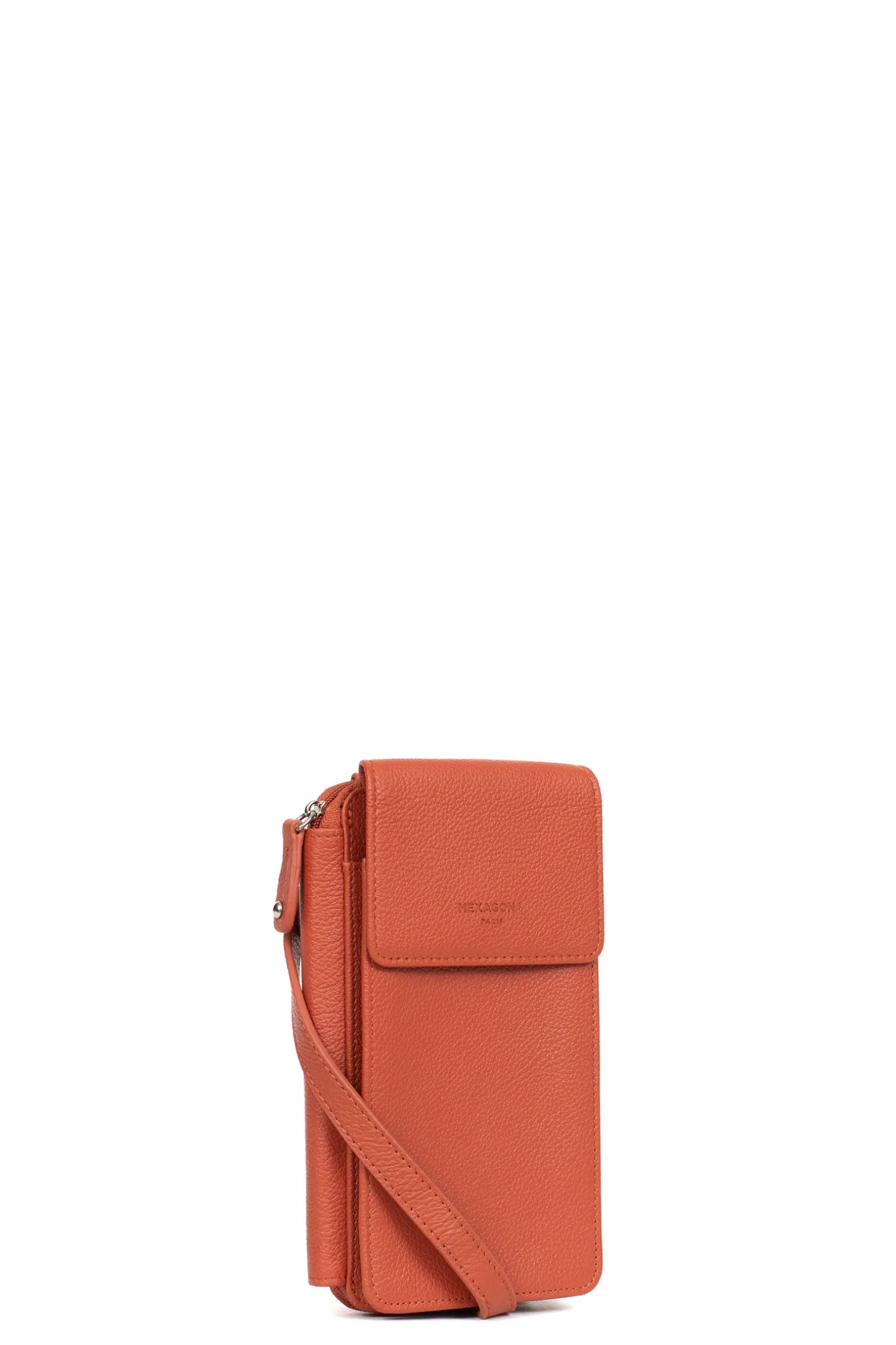 Pochette téléphone avec portefeuille - Cuir
