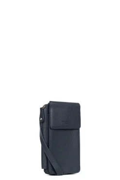 Pochette téléphone avec portefeuille - Cuir