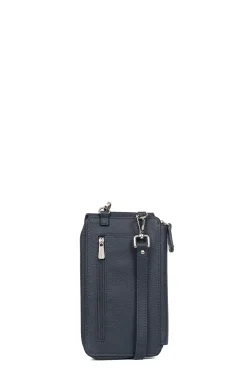 Pochette téléphone avec portefeuille - Cuir