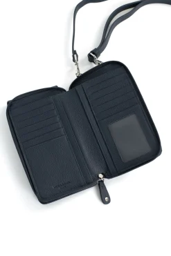 Pochette téléphone avec portefeuille - Cuir
