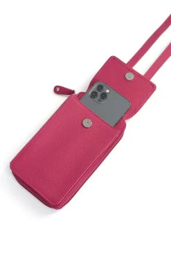 Pochette téléphone avec portefeuille - Cuir