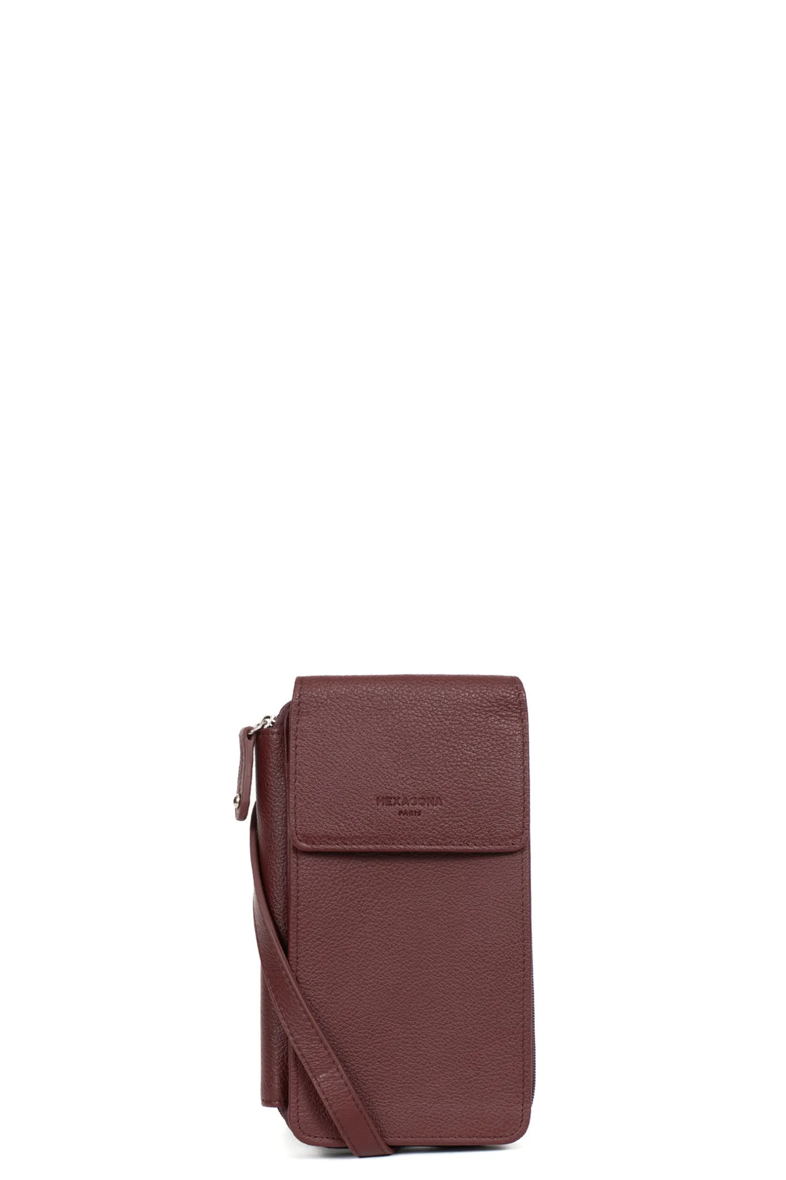 Pochette téléphone avec portefeuille - Cuir