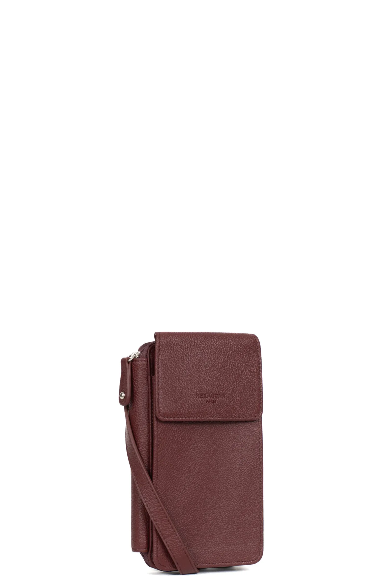 Pochette téléphone avec portefeuille - Cuir