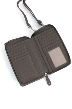 Pochette téléphone avec portefeuille - Cuir