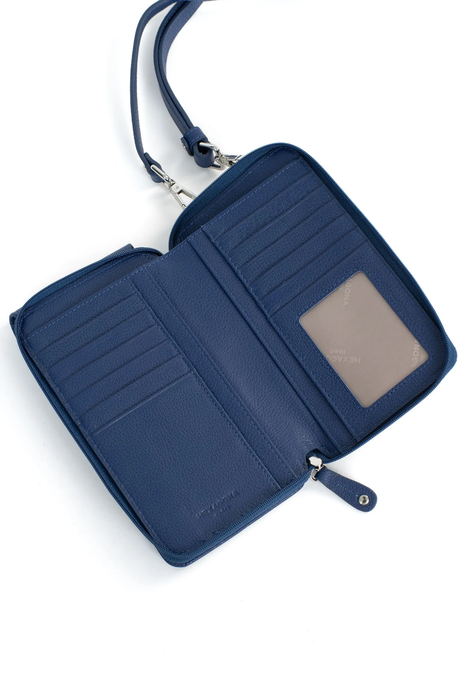 Pochette téléphone avec portefeuille - Cuir